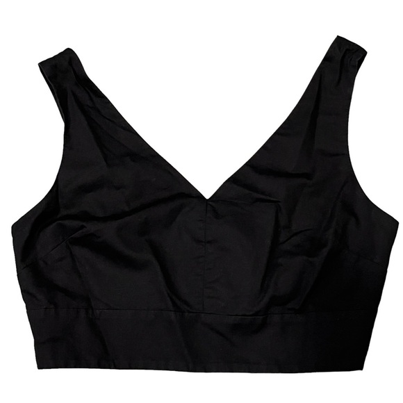 Kate Spade Saturday Black Crop Top size XL - Picture 1 of 5